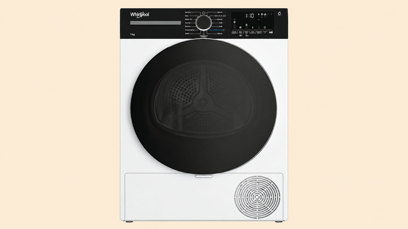 Whirlpool C WSD 74M WBS IT — asciugatrice a pompa di calore in vista frontale