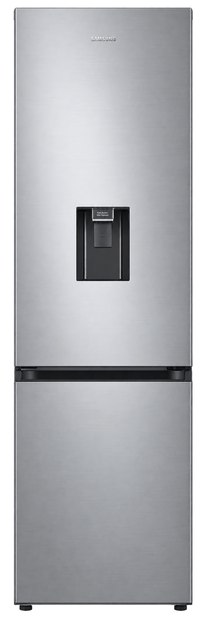 Samsung EcoFlex AI: vista frontale con dispenser sulla porta