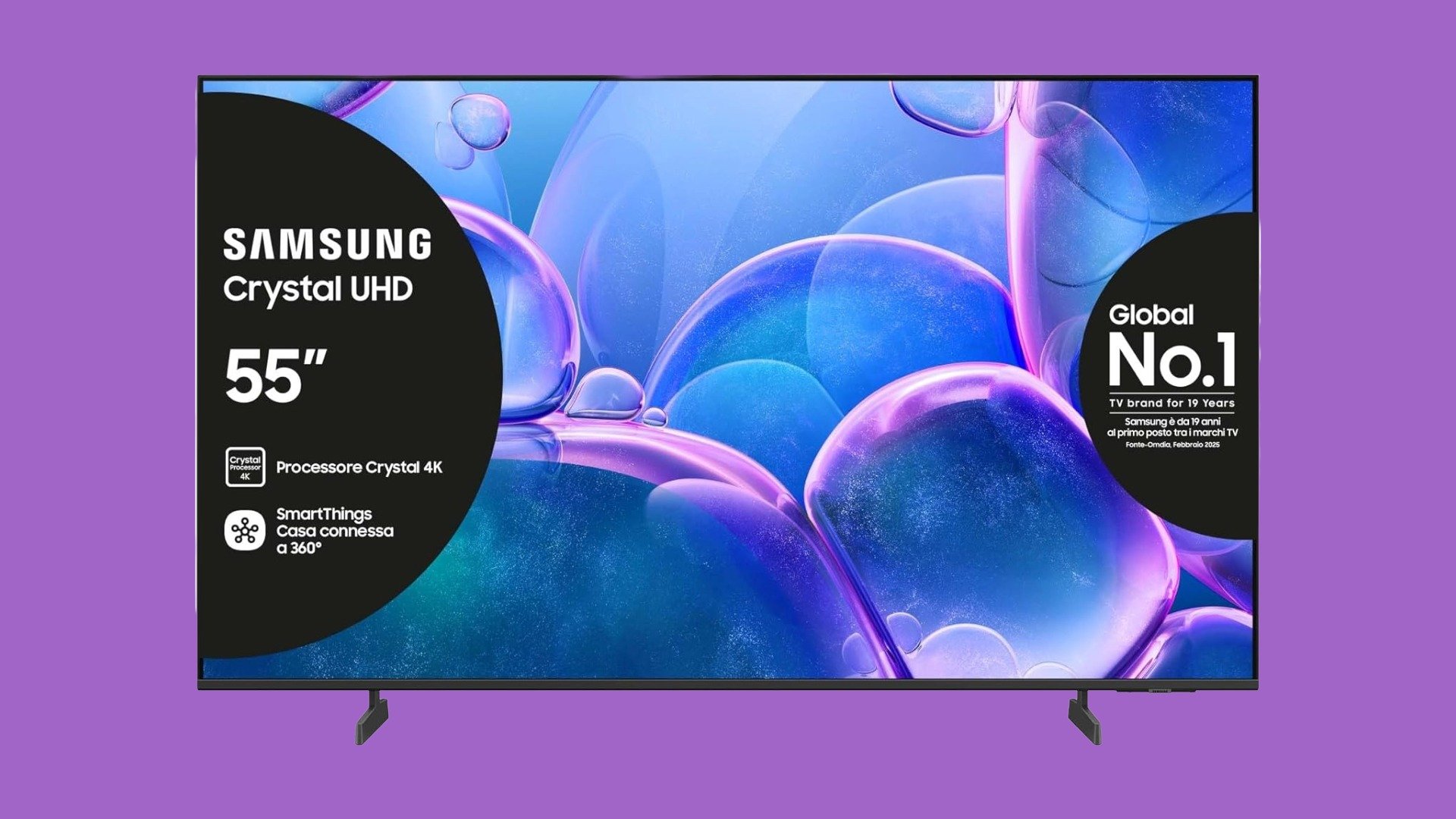 Samsung Crystal UHD U7000F da 55 pollici