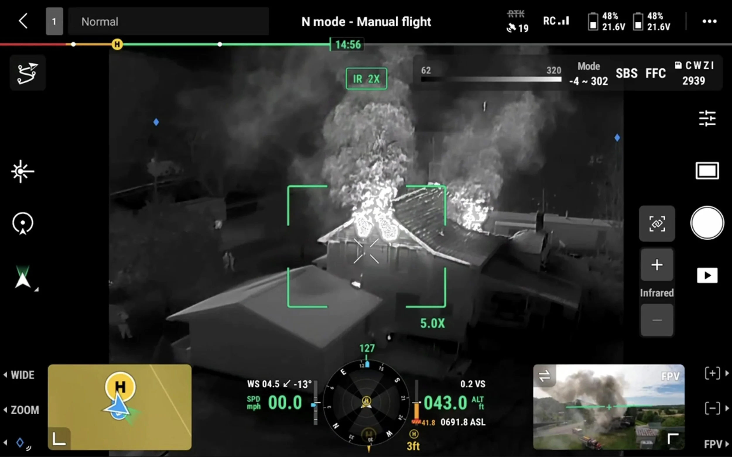 Fire ground drone training and operations — MOV Drone Workz