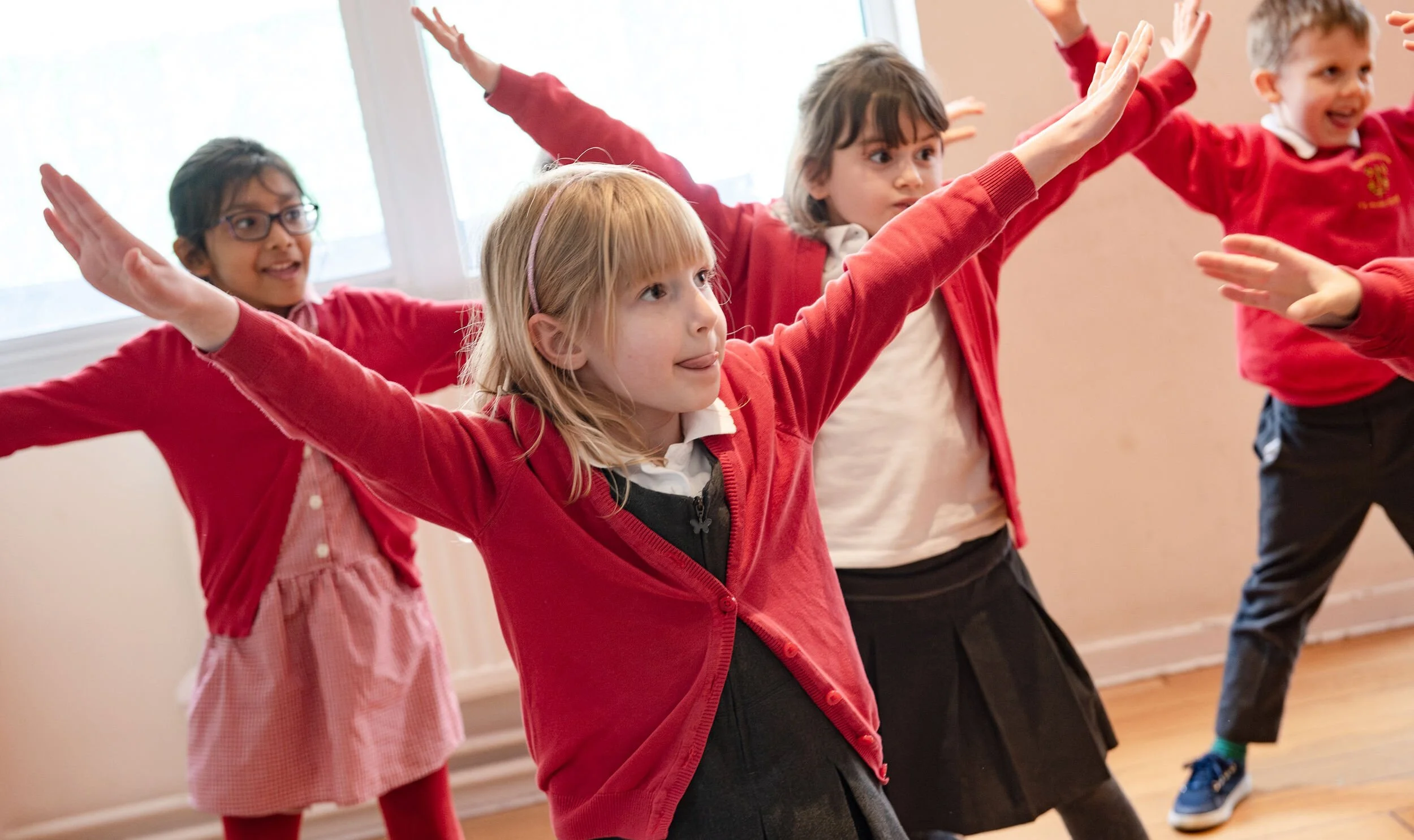 child performing