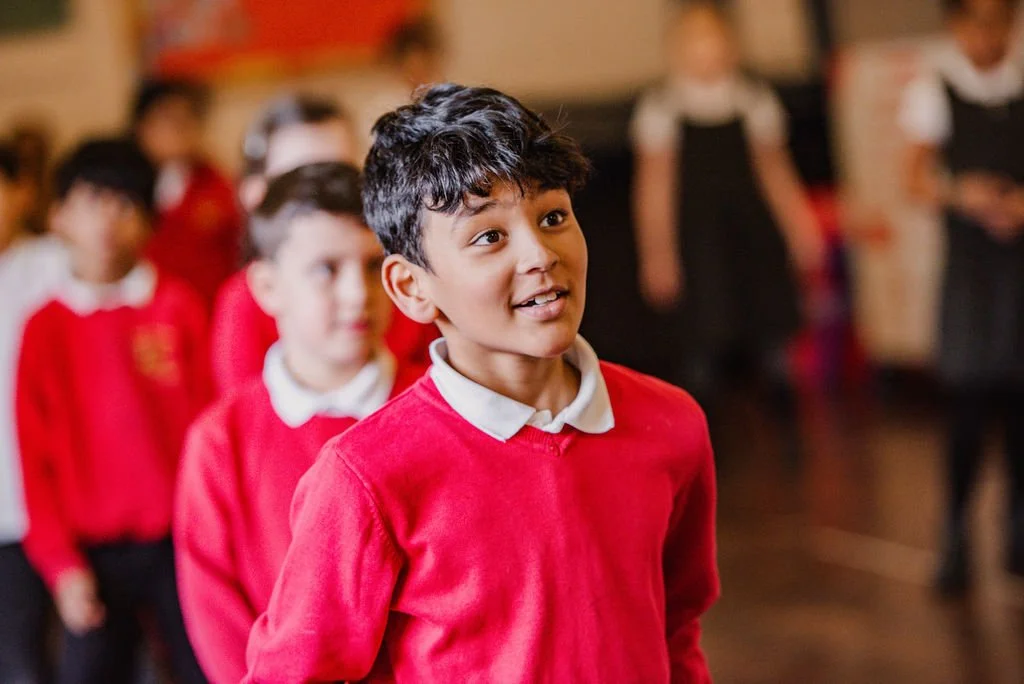 child performing