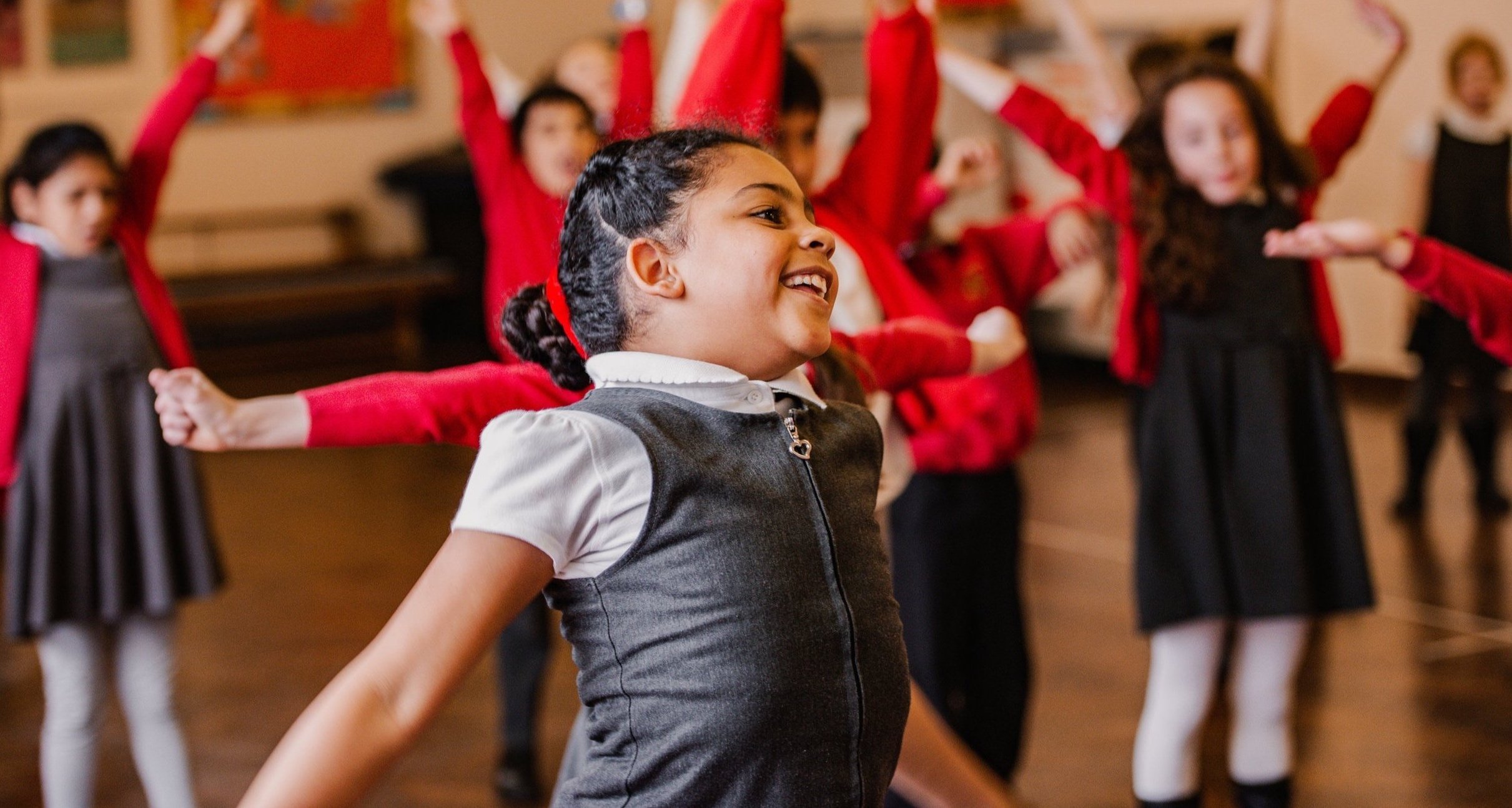 child performing
