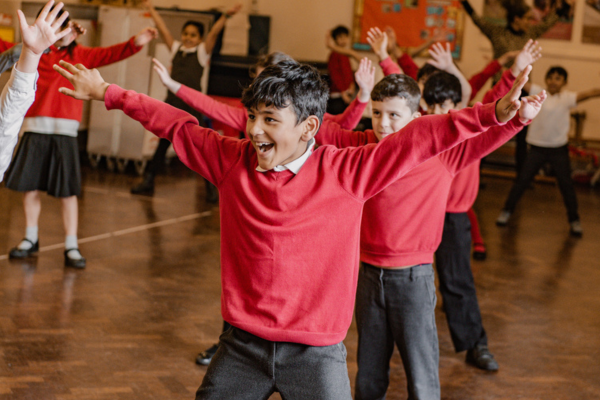 child performing