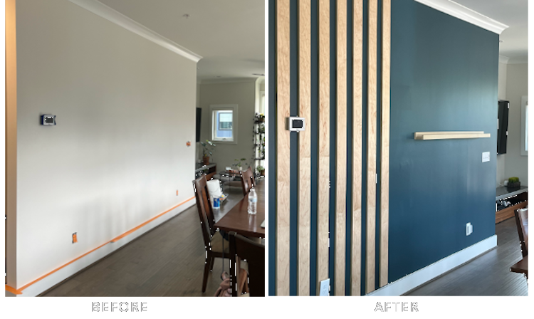 interior wall design before