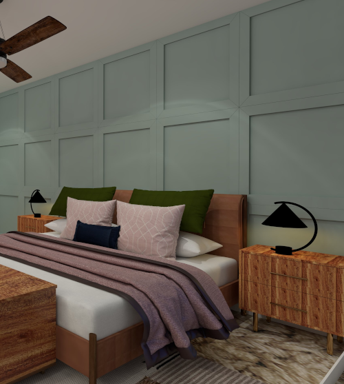 Interior design in Durham living room