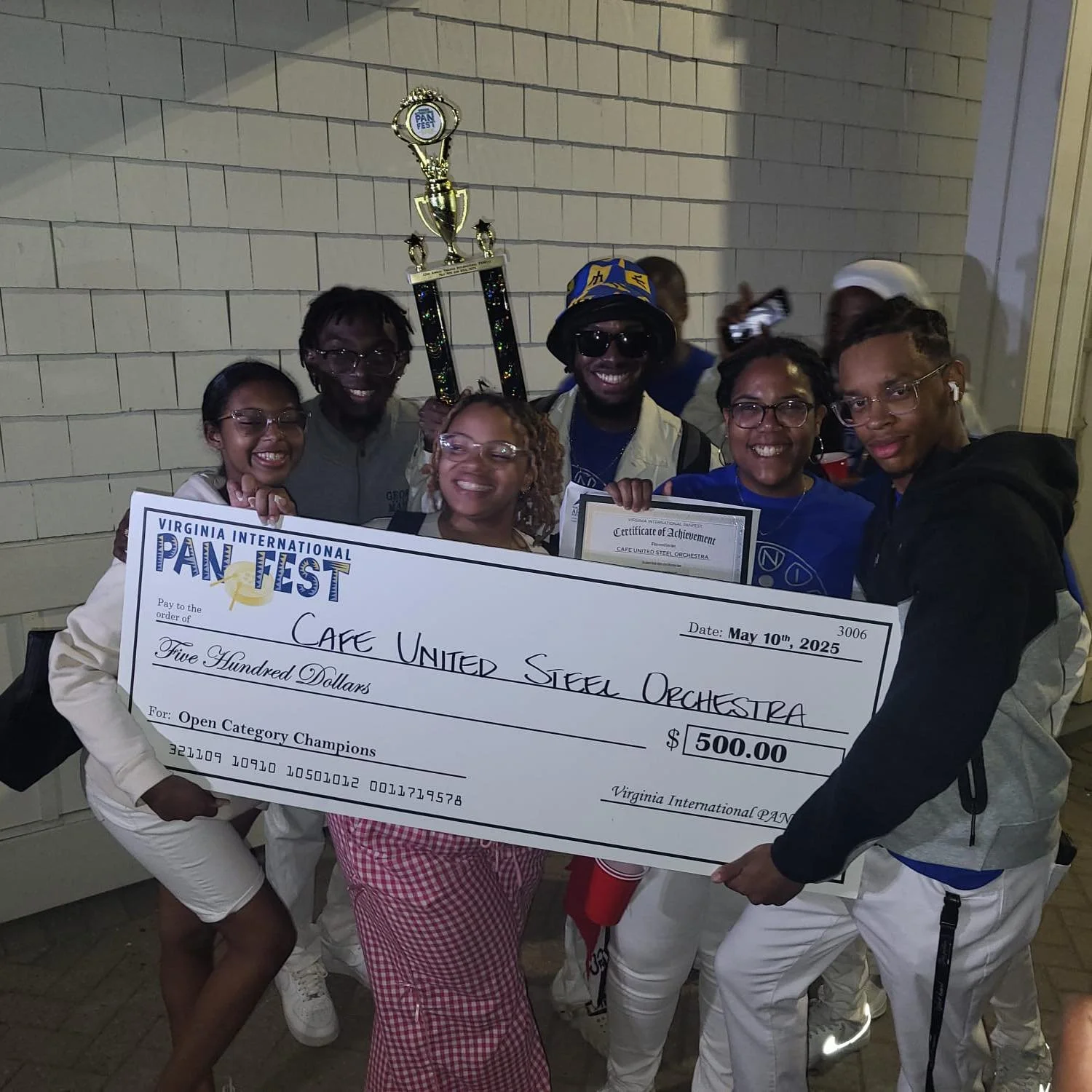PVYSO youth ensemble at a CAFE performance event in Maryland