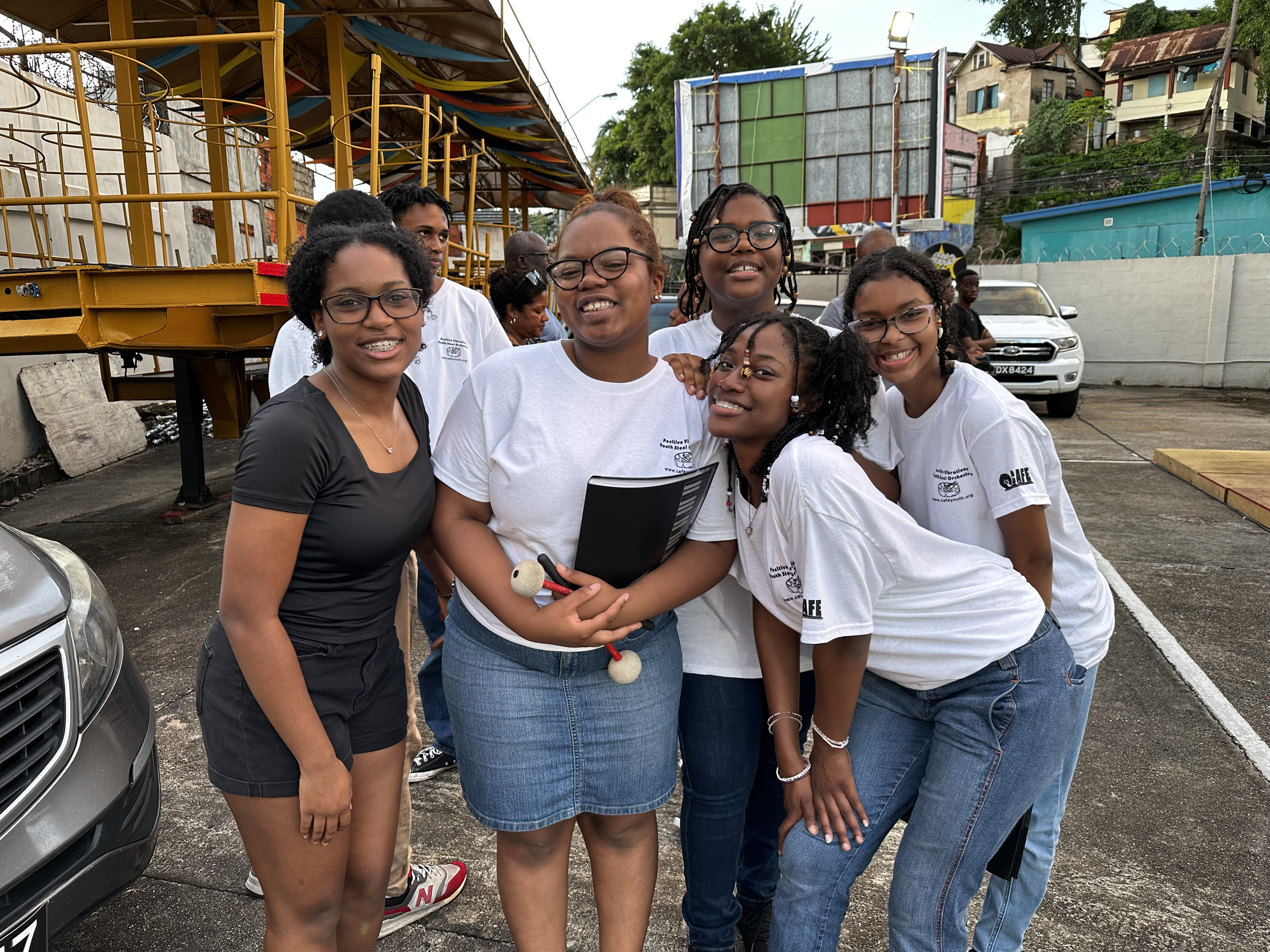 CAFE students and community members at a program event in Prince George's County