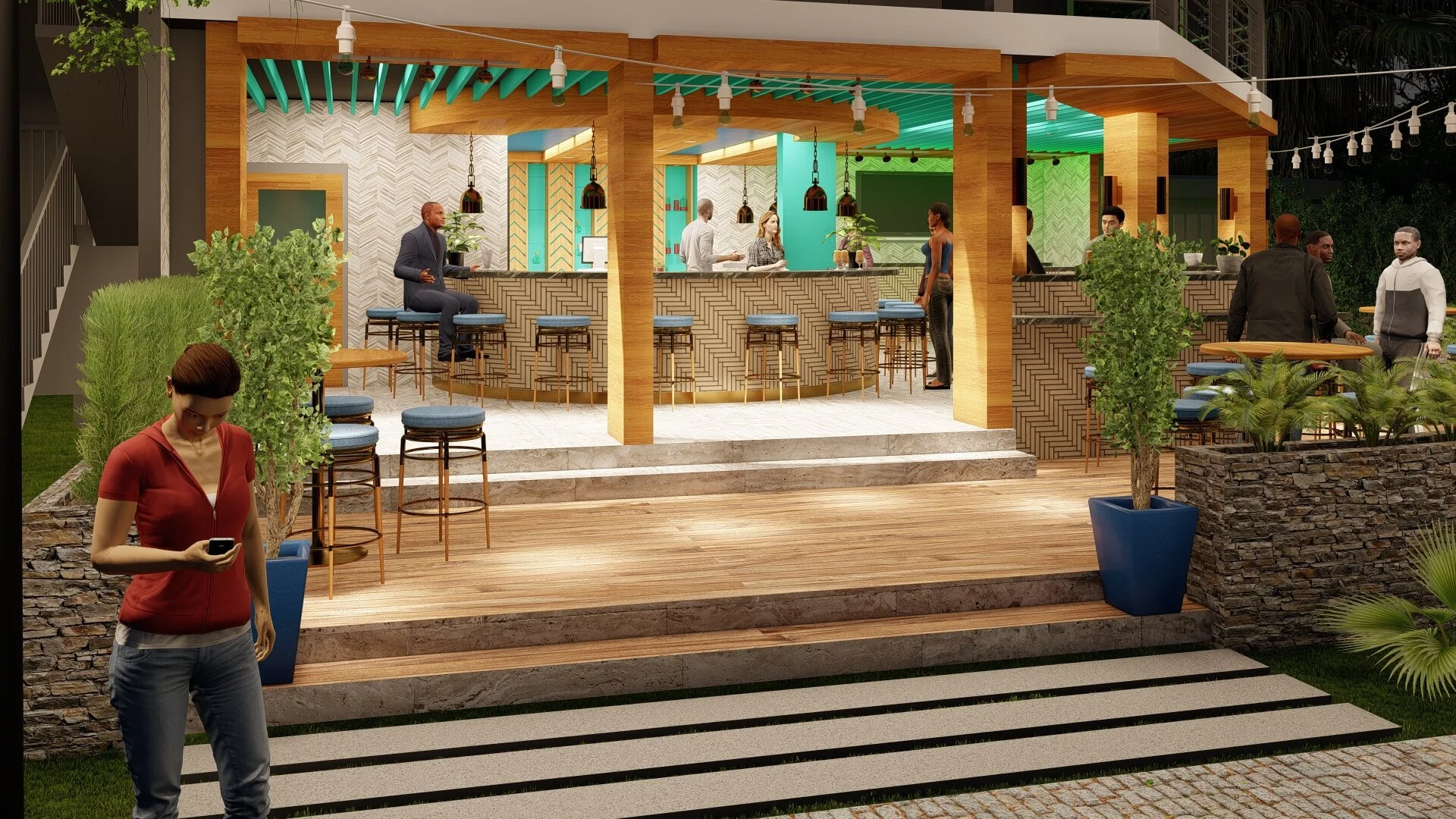 KK Construction and Designs commercial project