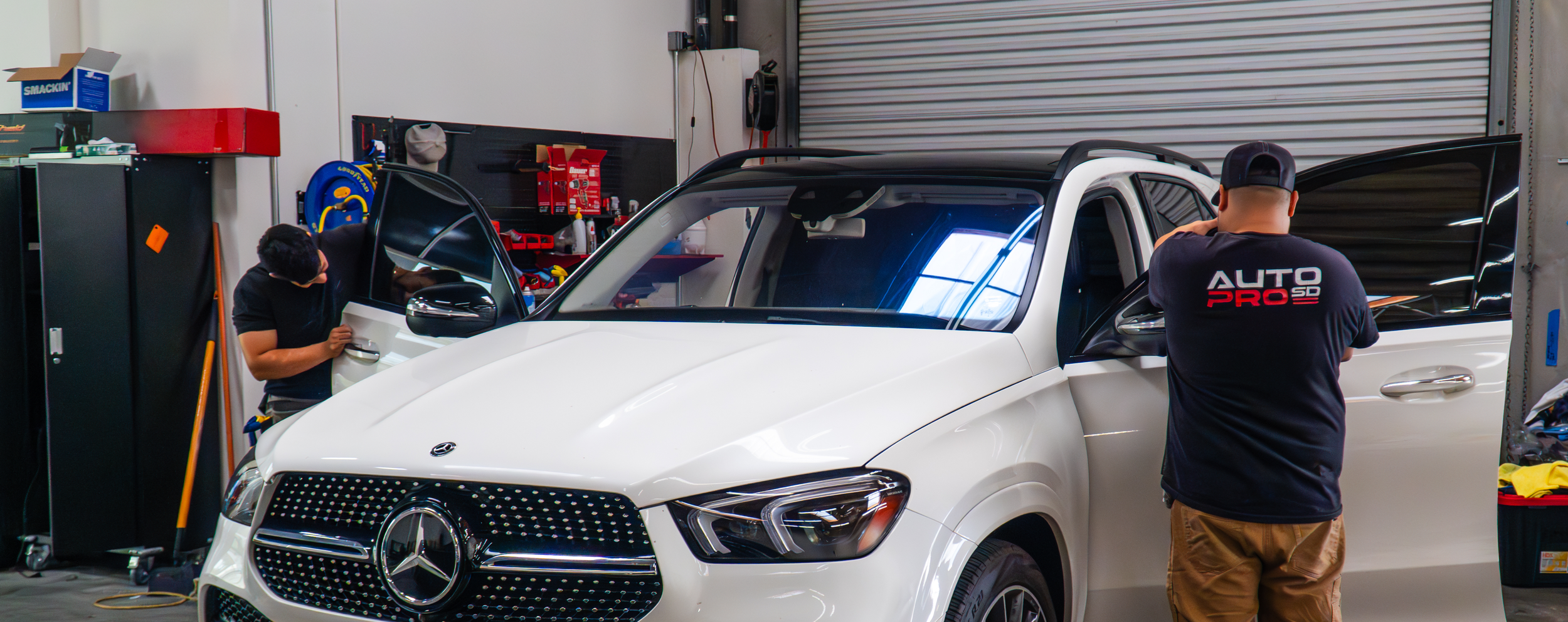 Professionally tinted car windows in Vista, CA