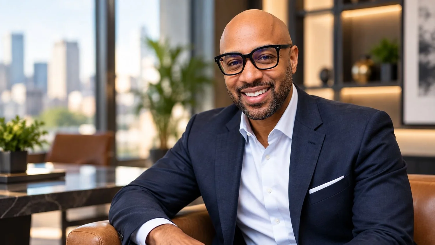 Terry Jones, executive coach and career advisor, in a New York City office
