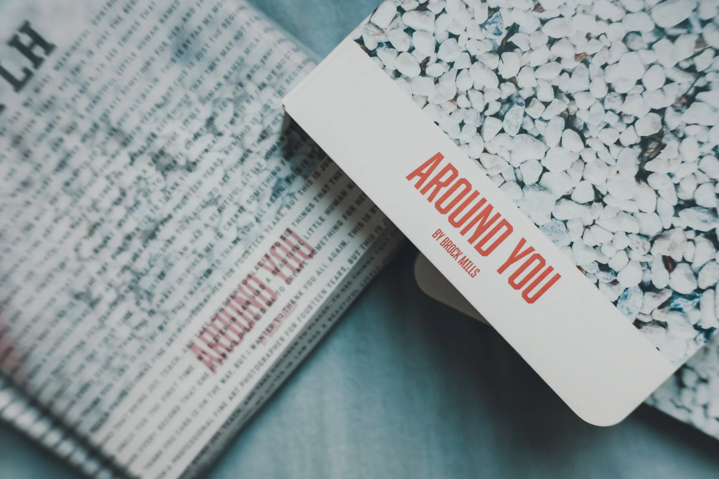 AROUND YOU fine art board book by Brock Mills