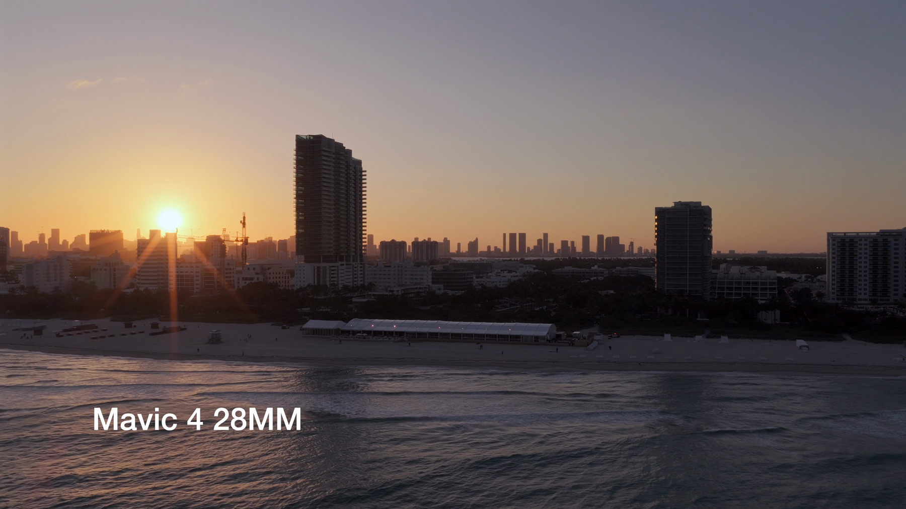 Miami Beach aerial frame captured with the Drone Genius Mavic 4 Pro