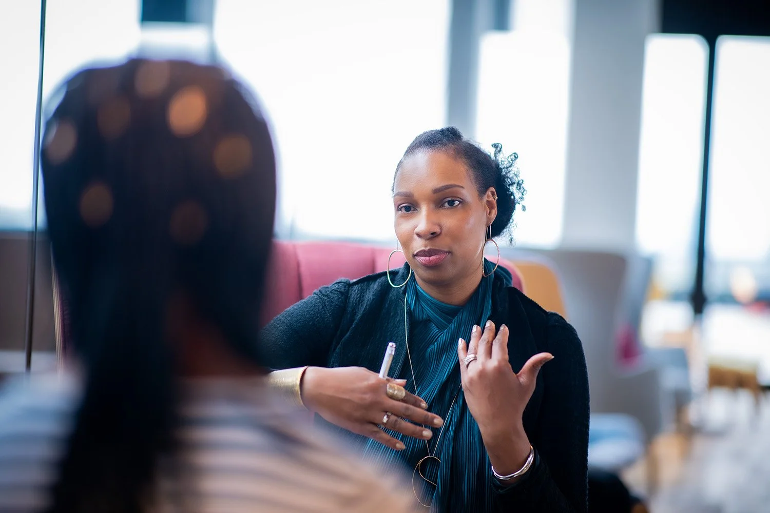 Rodina Daley in consultation