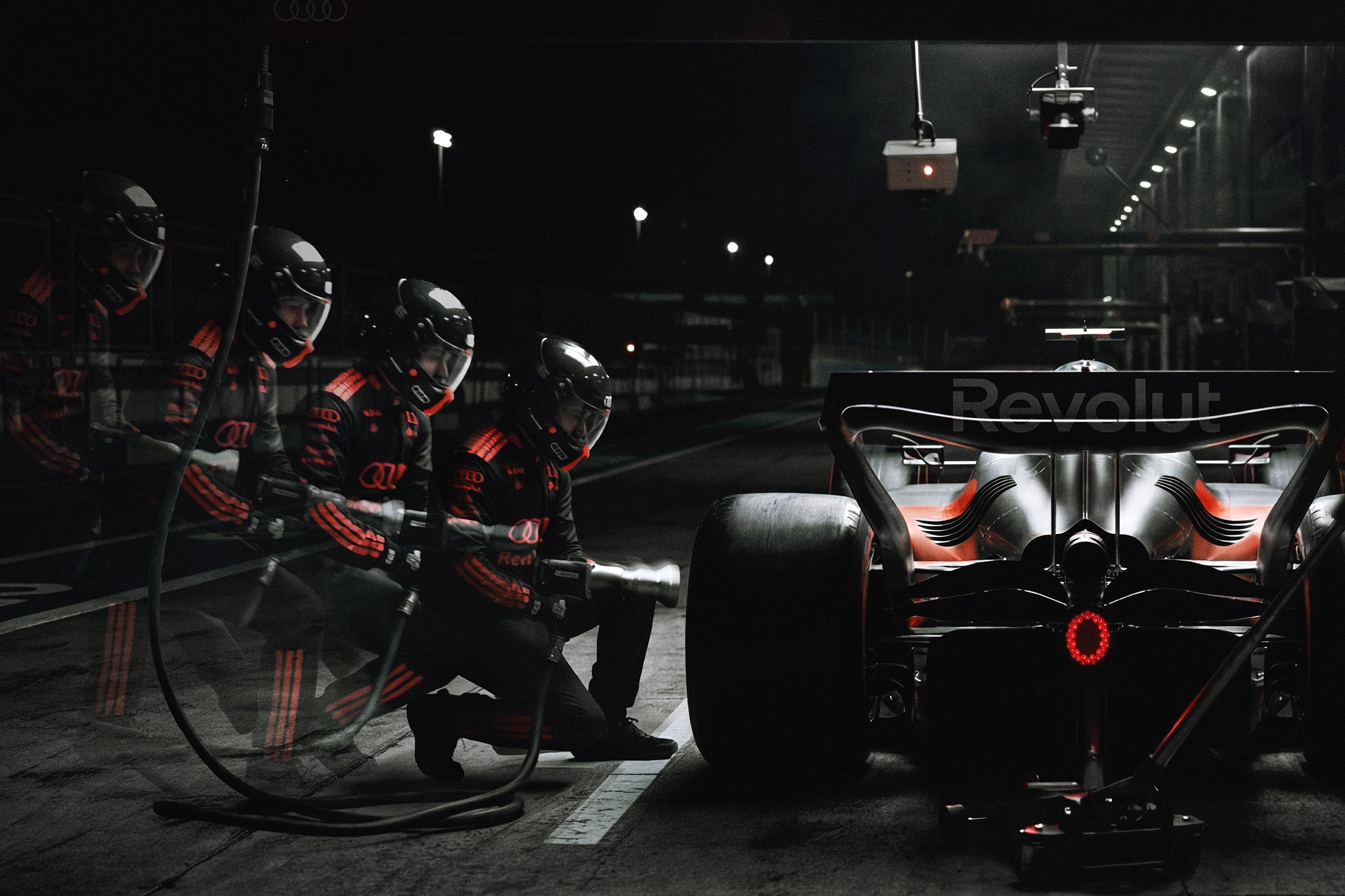 Audi Revolut F1 Team film still - The Story Behind the Performance, directed by Lenn Anton