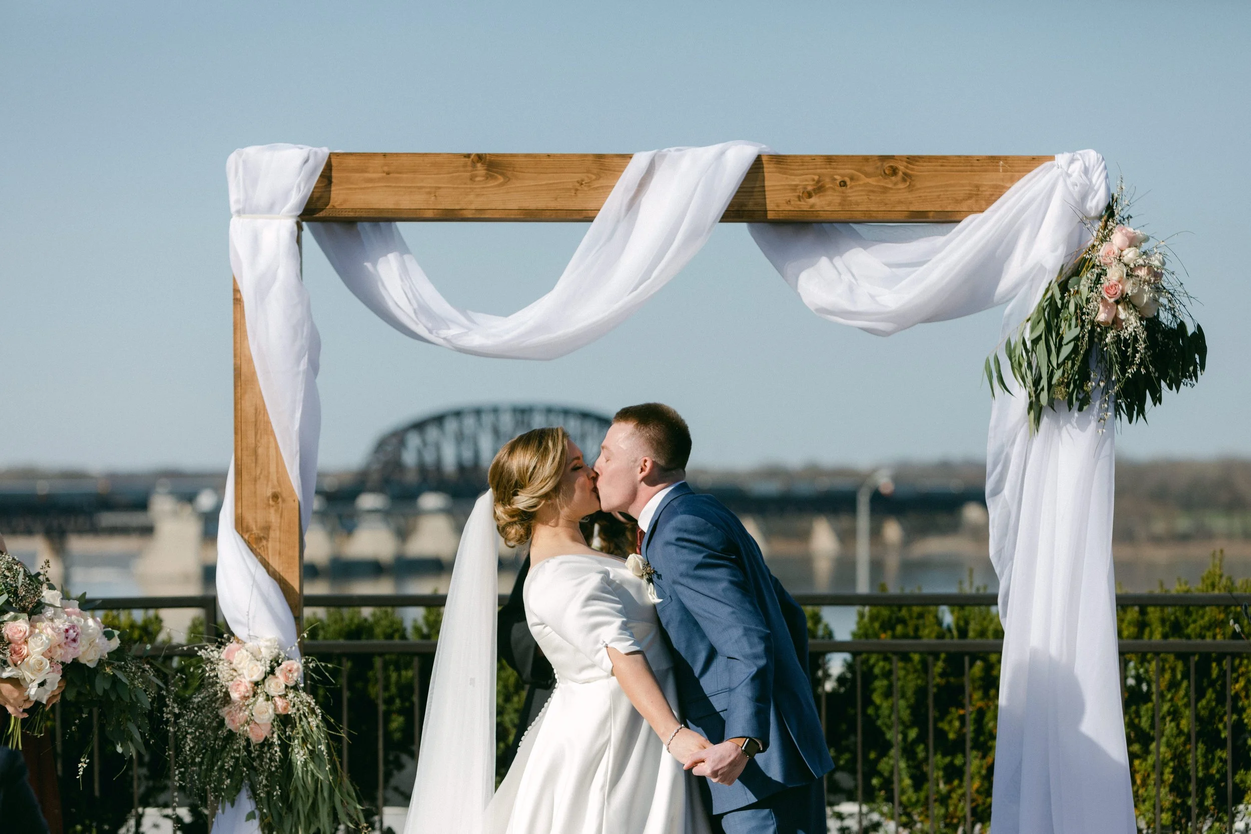 A micro wedding at the Frazier History Museum