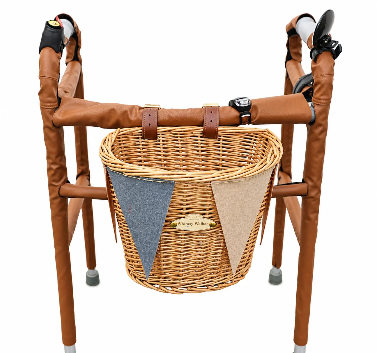 Close-up of Golden Hour woven basket and warm neutral decorative details.