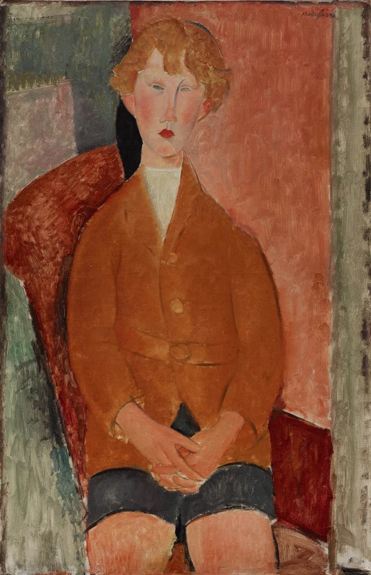 Boy in Short Pants by Amedeo Modigliani
