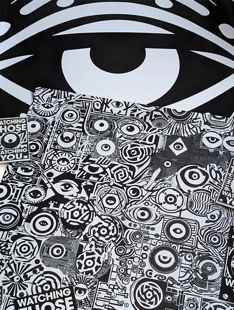 1000 EYES Prints and Stickers