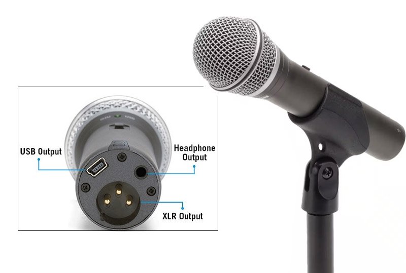 Samson Q2U dynamic USB microphone