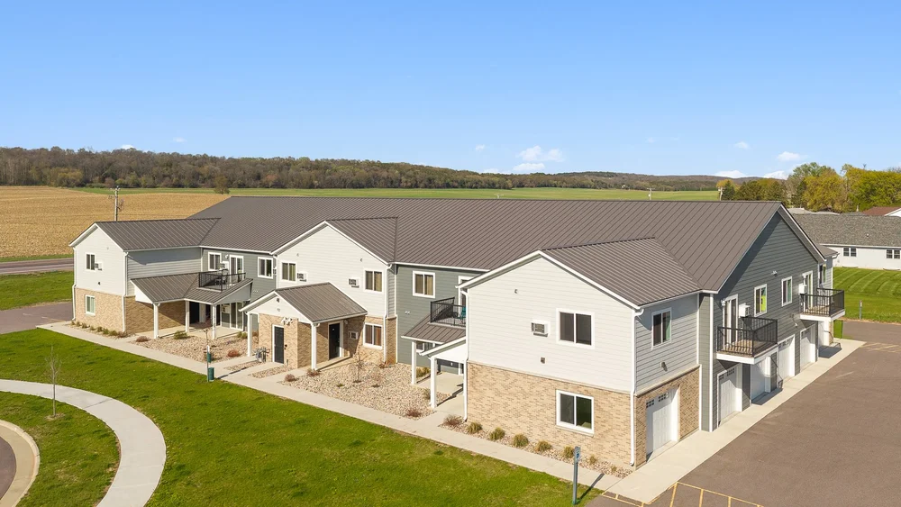 Greenfield Estates — exterior with rolling Wisconsin hills