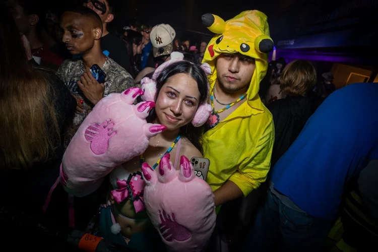 Fans in costume at a live show at The Signal