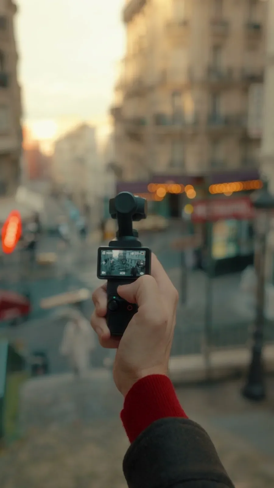 Montmartre metro steps filmed with DJI Osmo Pocket 3