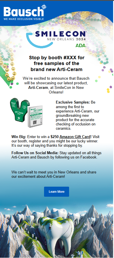 Bausch email campaign