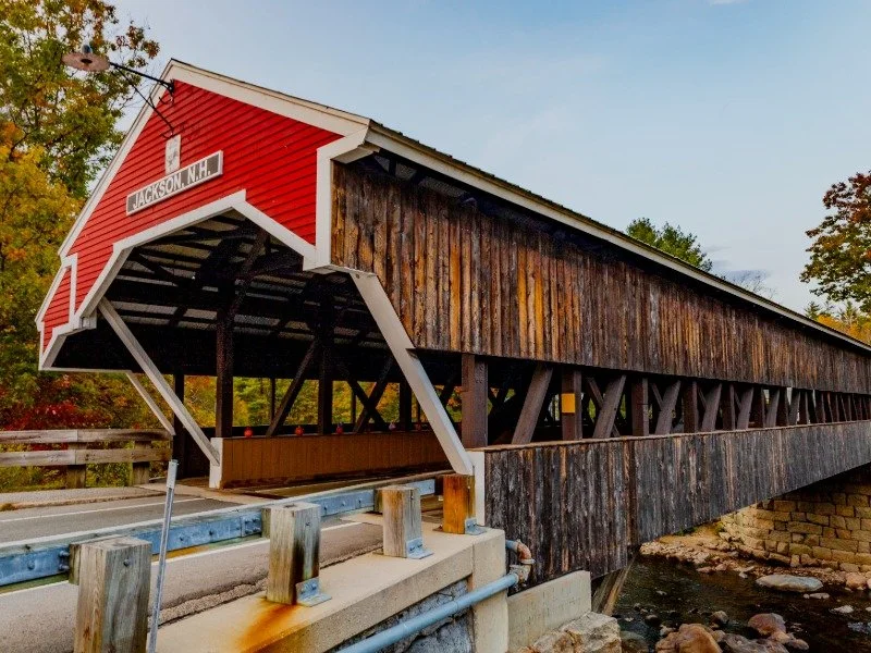 The Honeymoon covered bridge in Jackson