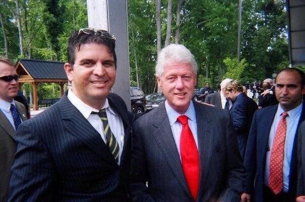 Moshe Segebre with President Bill Clinton
