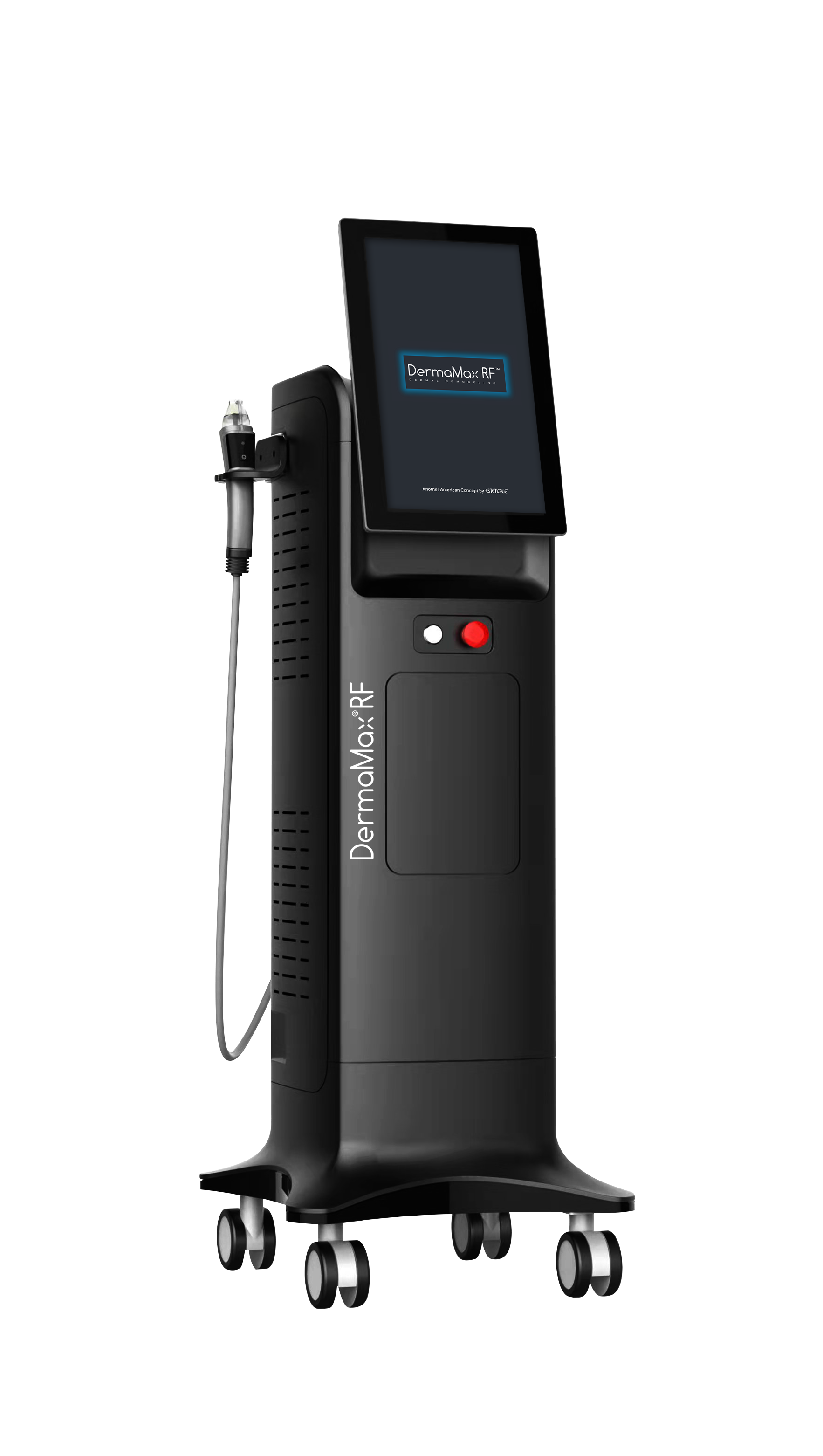 DermaMax RF professional microneedling device, side view
