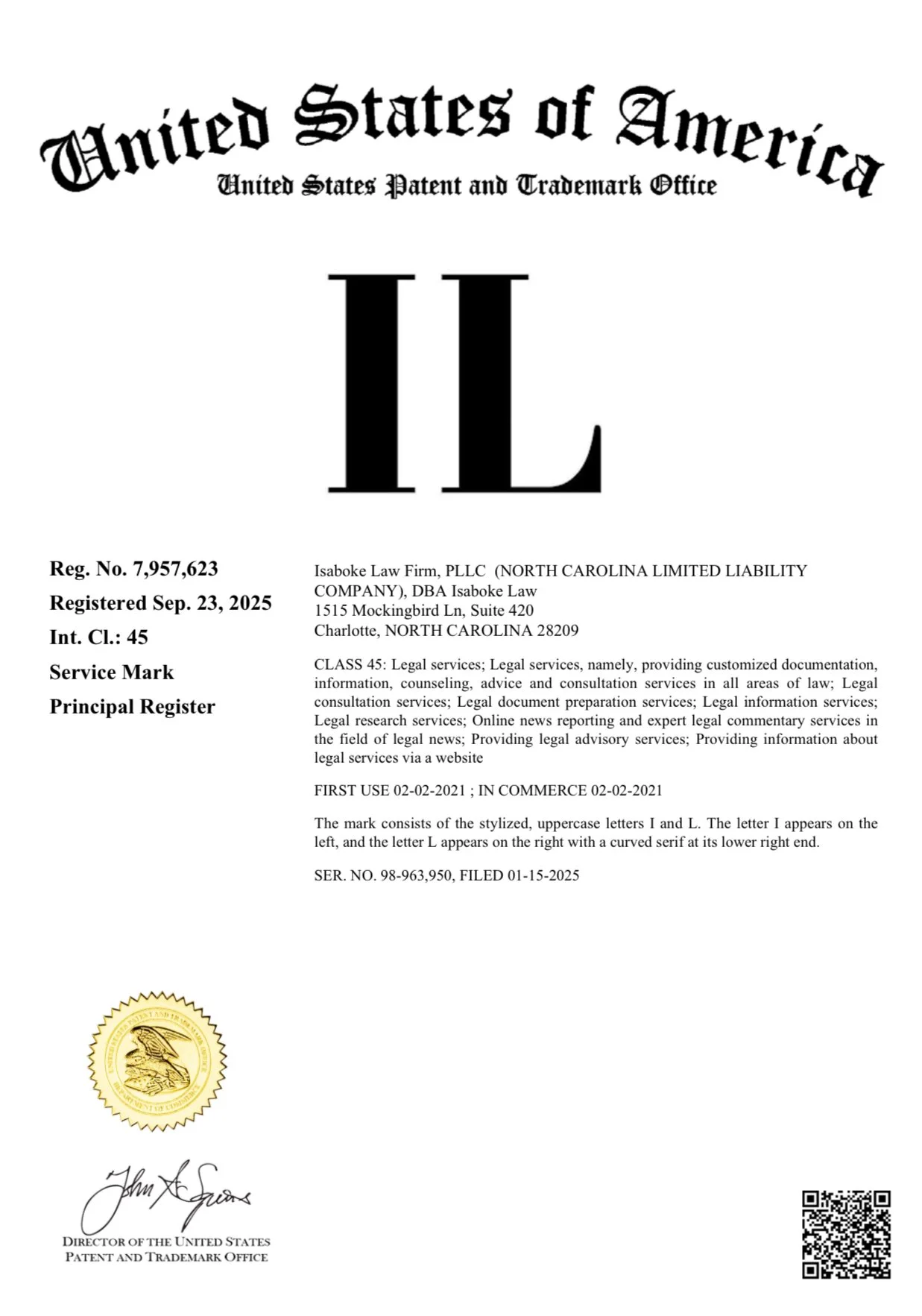 Logo Trademark Certificate