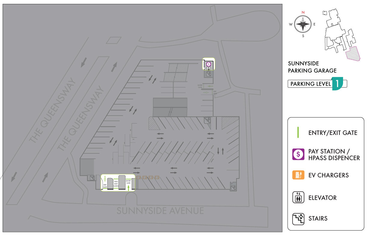 St. Joseph's Health Care Toronto Sunny Side Parking Garage Map