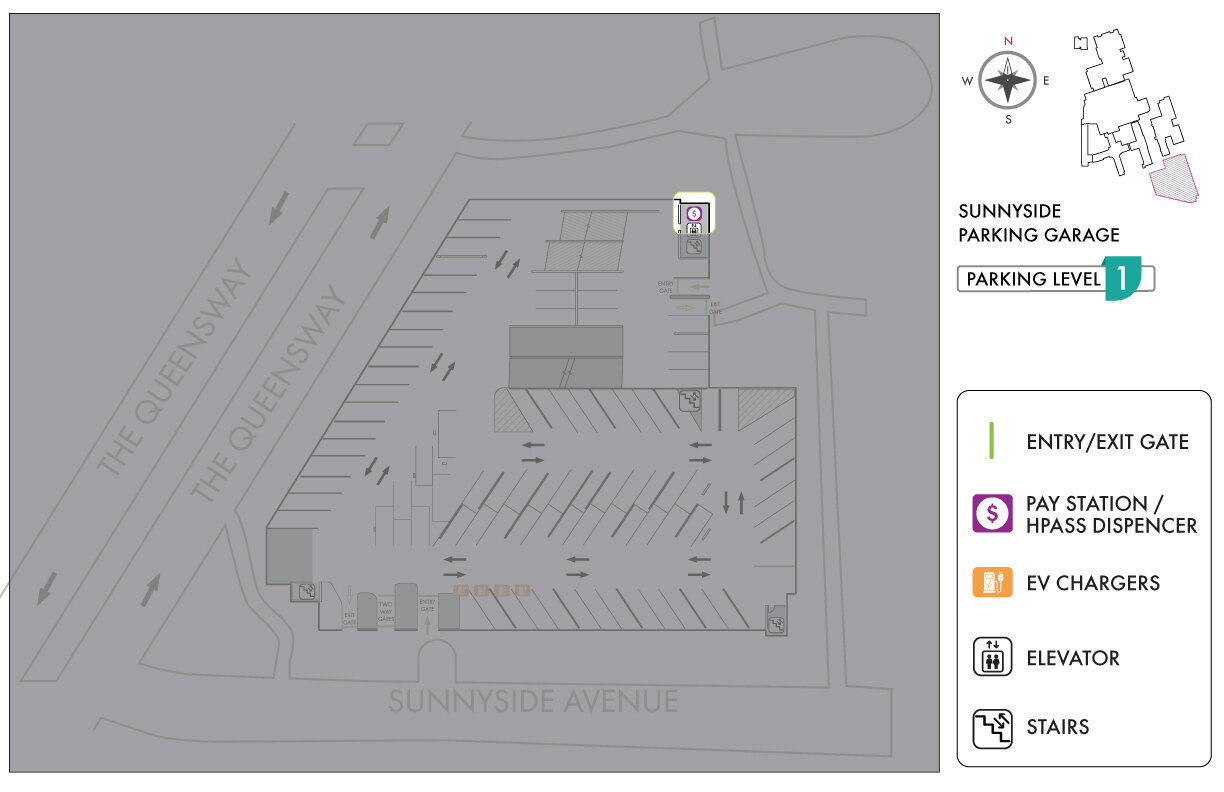 St. Joseph's Health Care Toronto Sunny Side Parking Garage Map