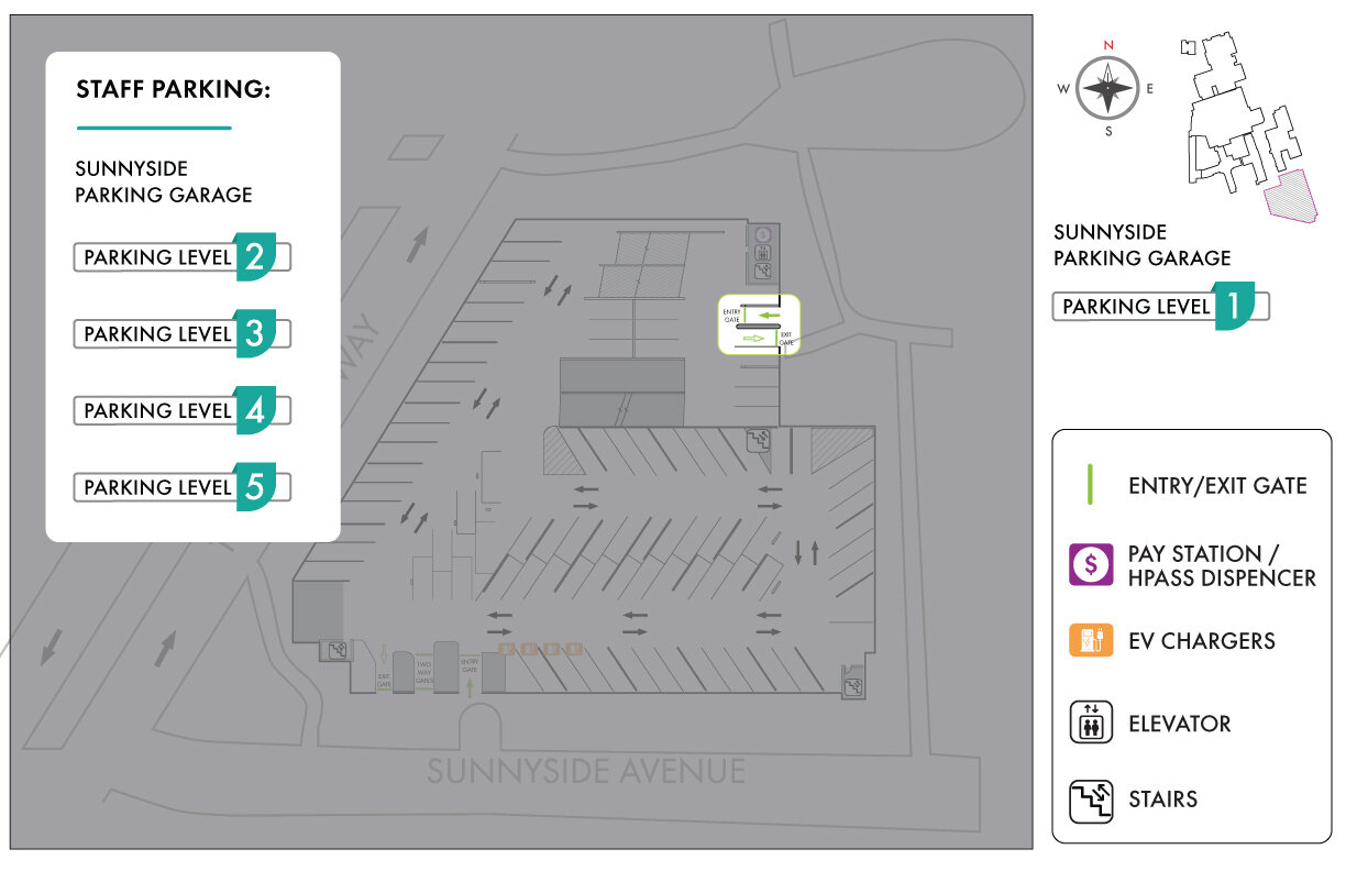 St. Joseph's Health Care Toronto Sunny Side Parking Garage Map