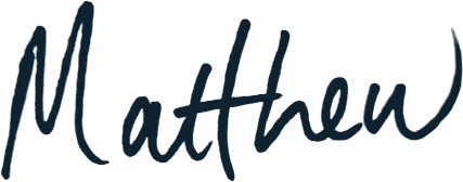 Matthew's signature