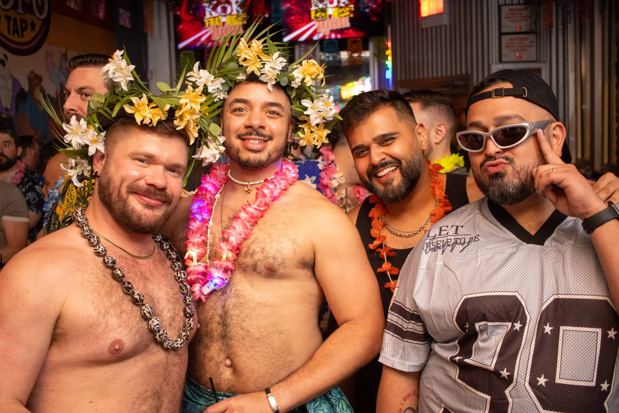 Guests at The SoFo Tap - Andersonville's LGBTQIA+ Bear Bar in Chicago