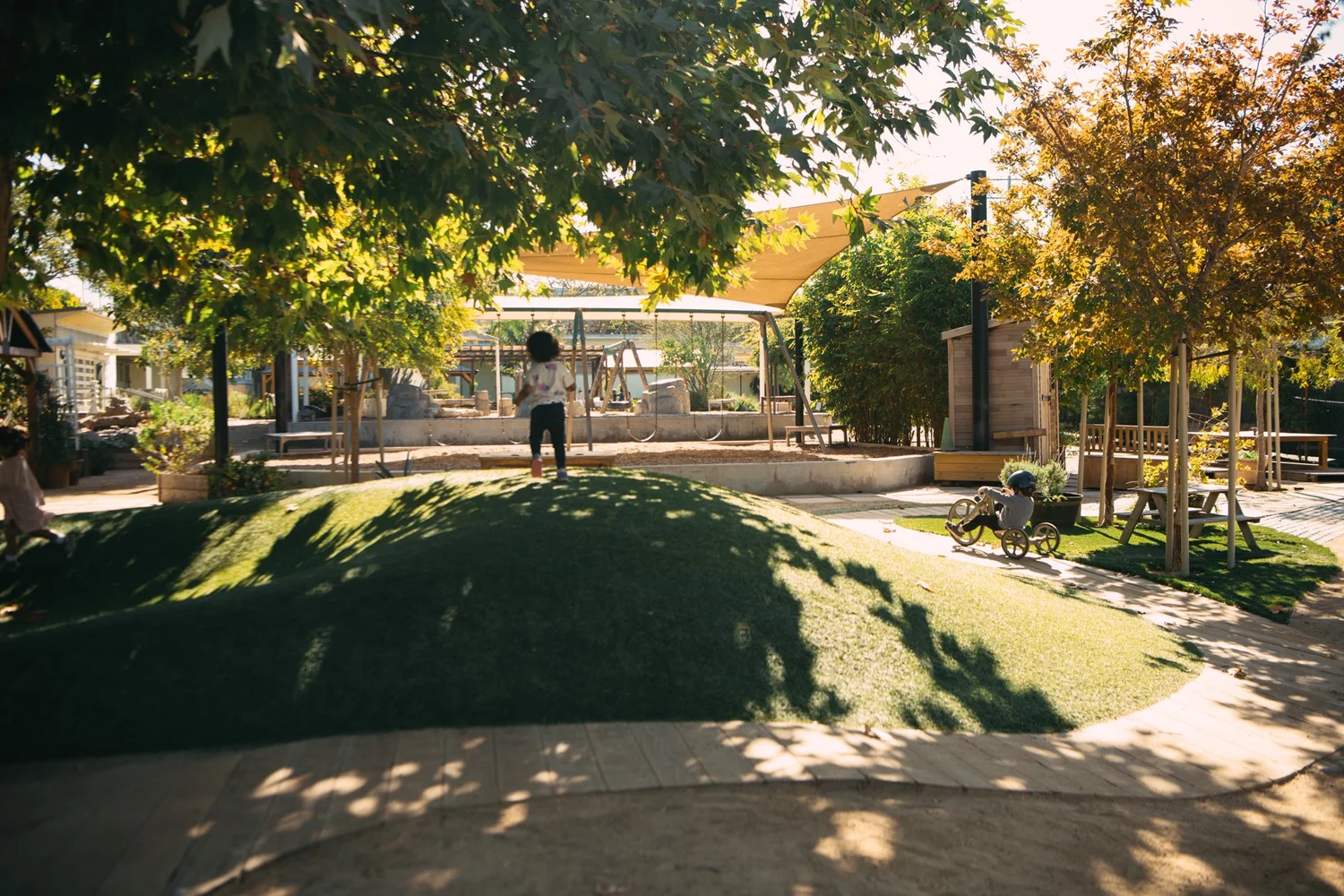 Children learning together at a Growing Place campus in Santa Monica