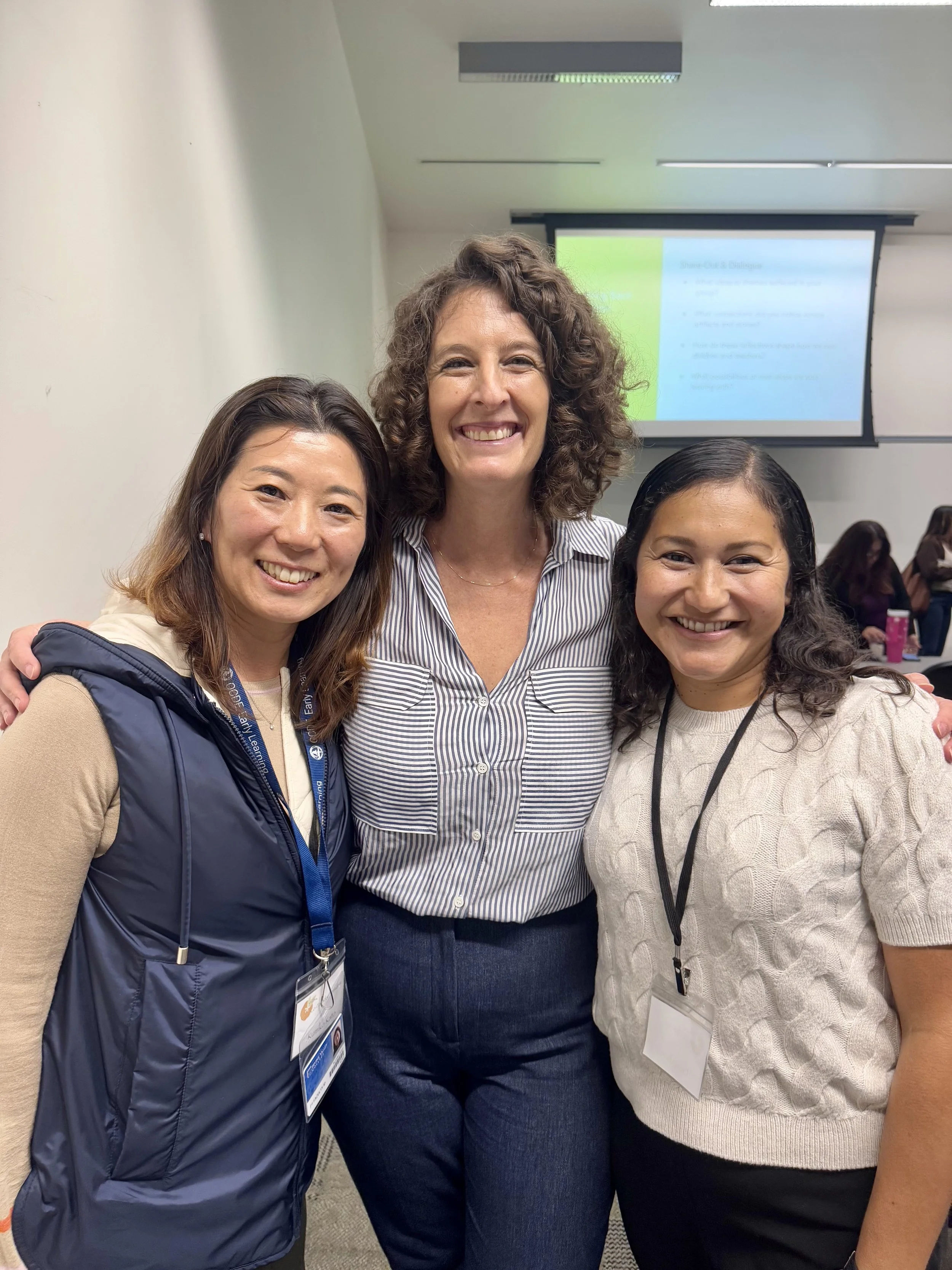 Growing Place educators in a reflection meeting