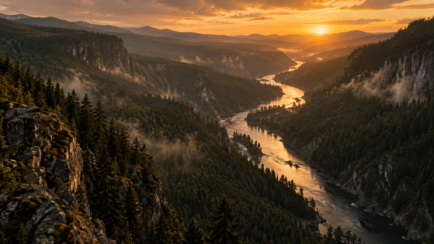 The Gorge — cinematic placeholder poster