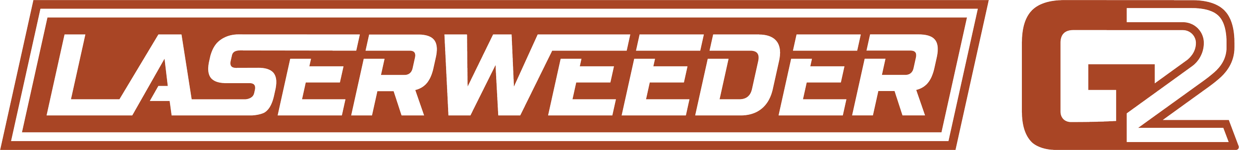 LaserWeeder G2 Logo Horizontal Red