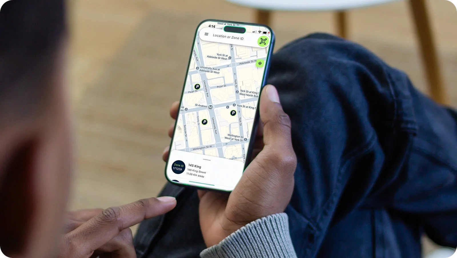 Parkedin mobile parking app