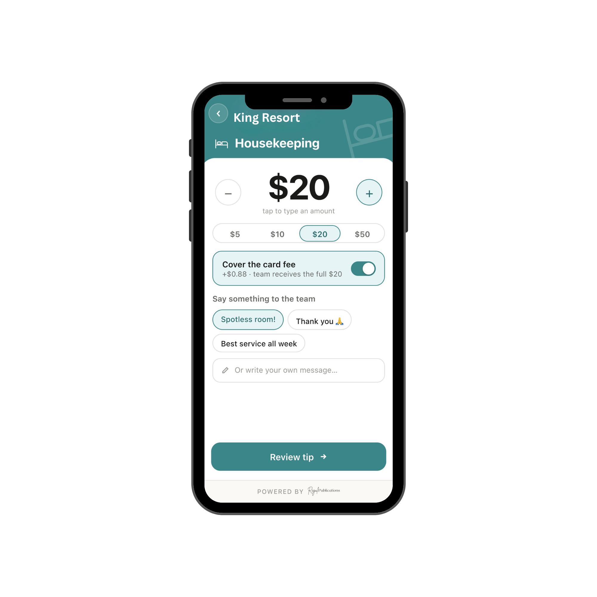 tip on regal assistant