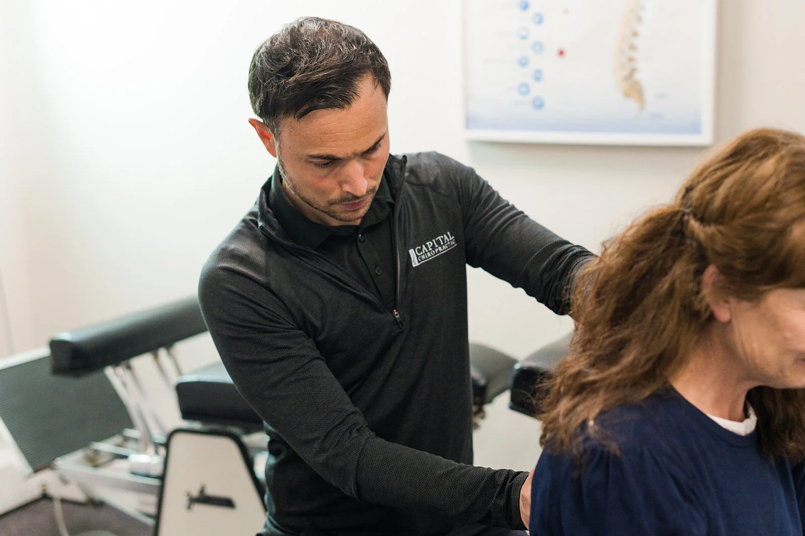 Chiropractic assessment or treatment for tech neck posture