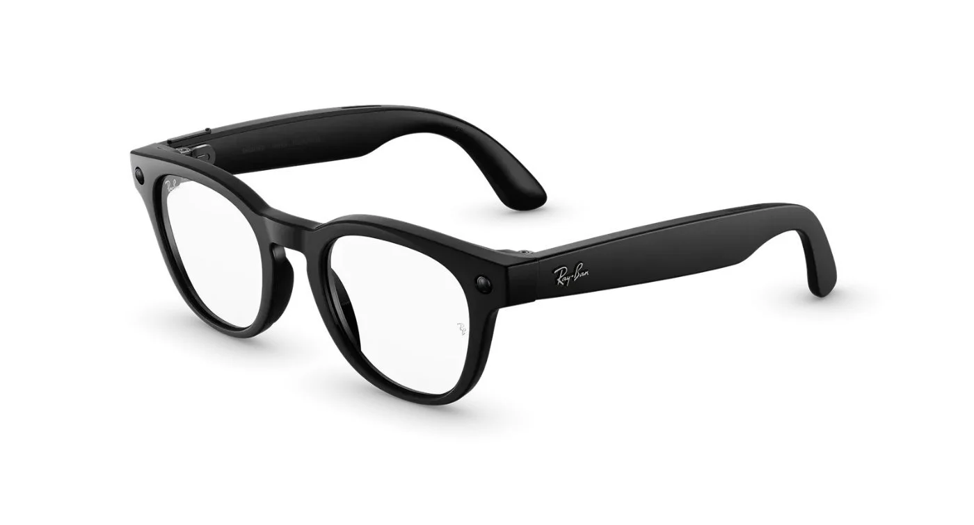 Ray-Ban Meta Scriber Optics (Gen 2) smart glasses, quarter view