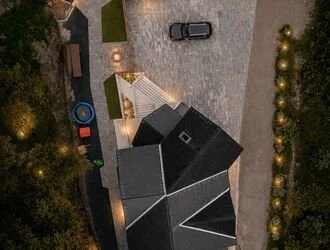 The setting from above