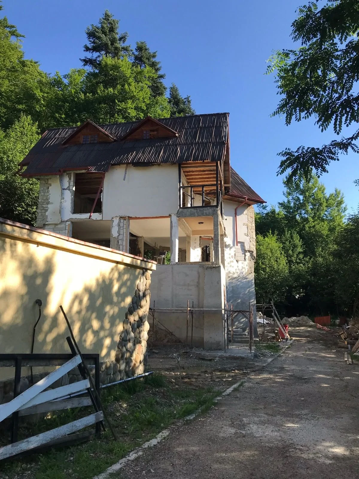 The old house before works
