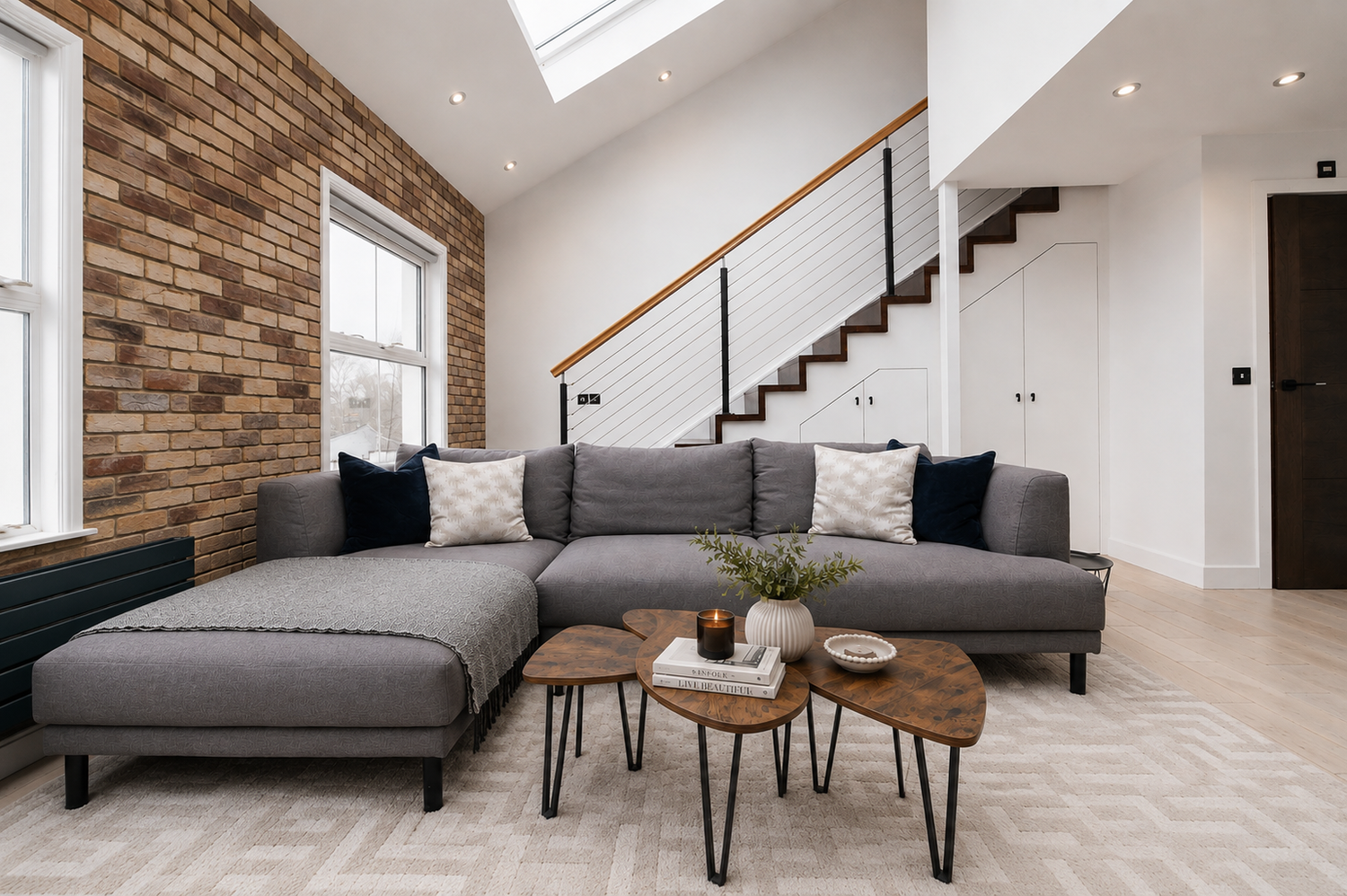 Double-height living room, Eastdown loft