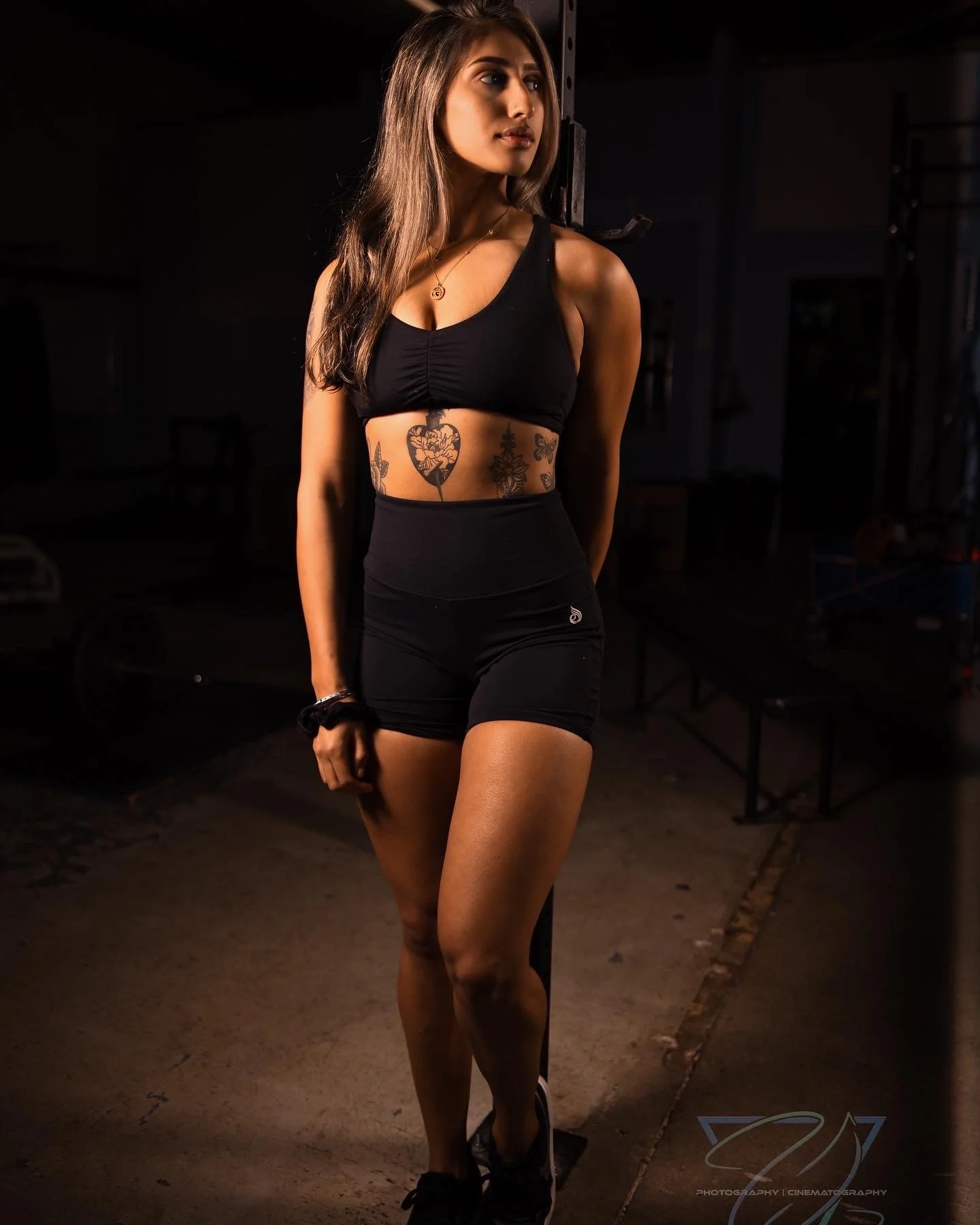 Candid athletic shot