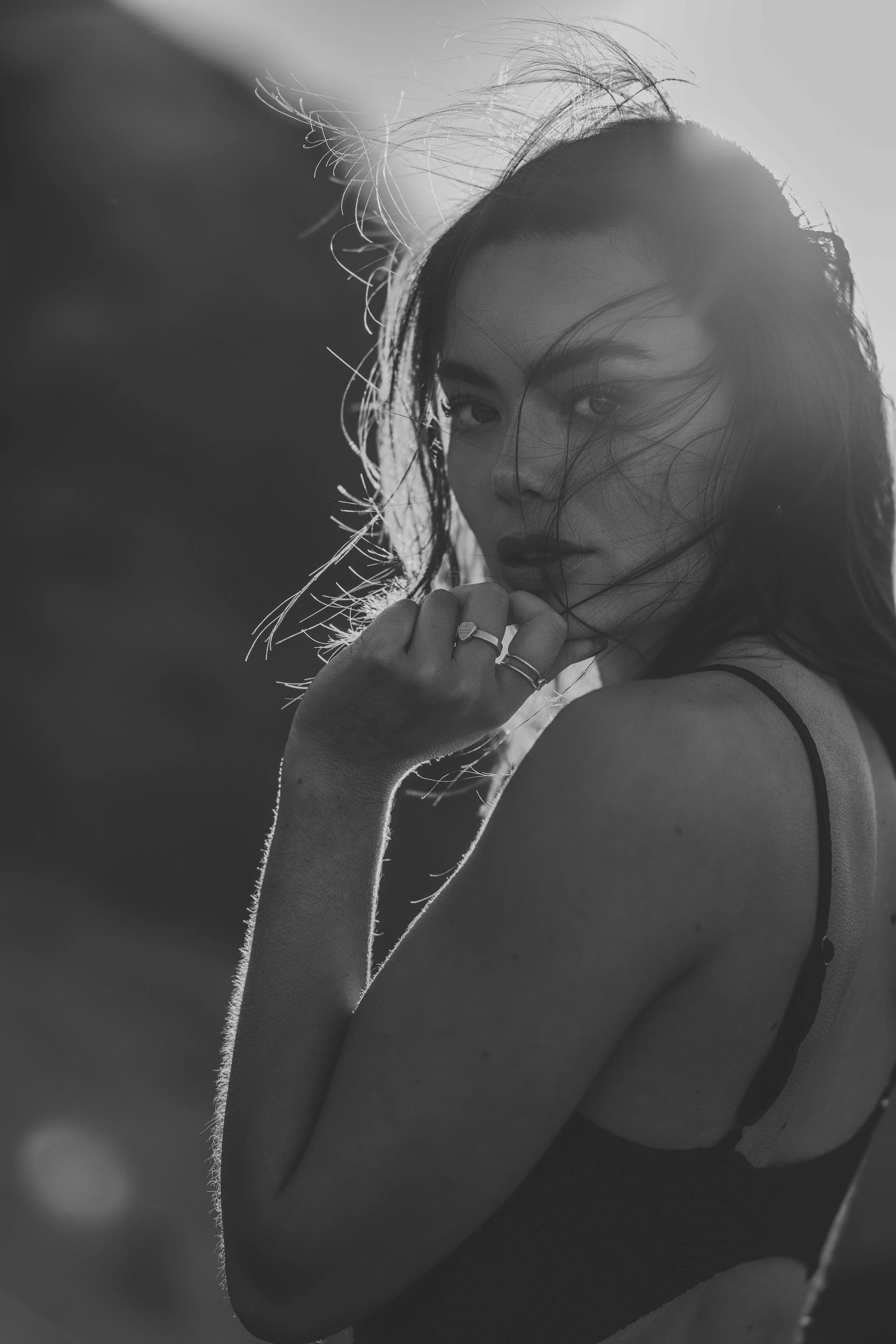 JarinV Instagram — wind blown editorial